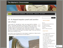 Tablet Screenshot of chronometerbook.com